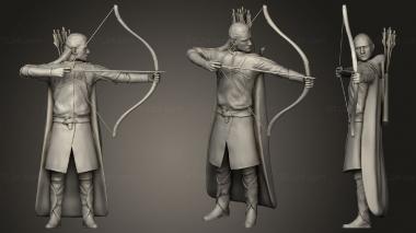 Military figurines Legolas 3d model